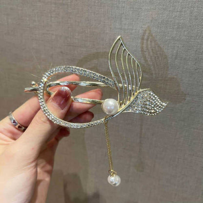 Coral Reef Pearl Hair Clip