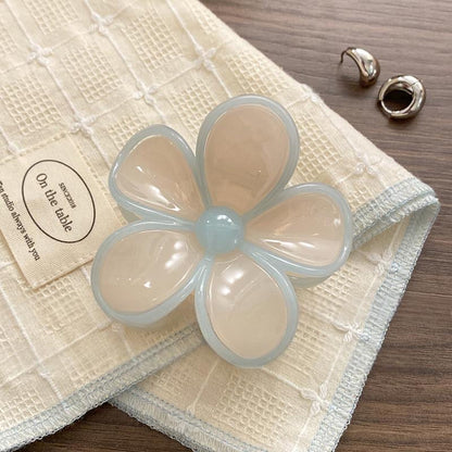 Blue Belle Flower Claw Clip