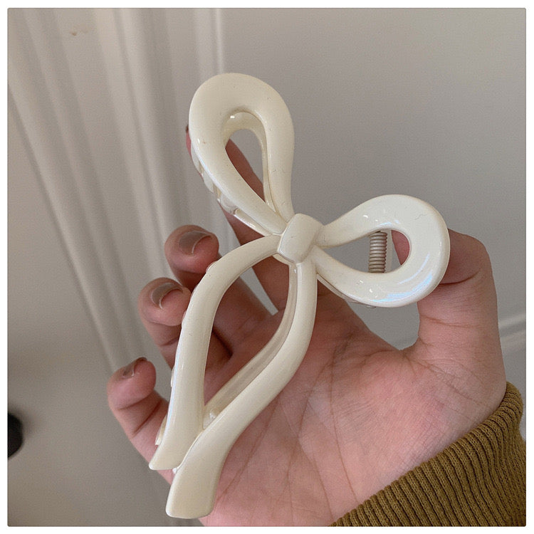 Vanilla Ribbonette Claw Clip
