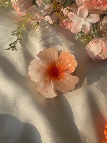 Beach-cation Hawaiian Hibiscus Hair Clip